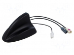 Antenna | automotive,SHARK | AM,DAB,FM | Fakra | Len: 290mm | 12VDC