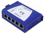 Switch Ethernet | unmanaged | Number of ports: 5 | 9.6&divide;32VDC | RJ45