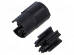 Connector: M17 | female | contact insert | M17 | PIN: 4 | crimped