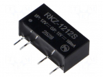Converter: DC/DC | 2W | Uin: 10.8&divide;13.2VDC | Uout: 12VDC | Iout: 168mA