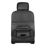 Riff Universal Car seat organizer/seat protector/seat cover shelf mini car table Black