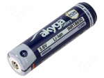 Re-battery: Li-Ion | 18650,MR18650 | 3.6V | 3500mAh | &Oslash;18.5x69.5mm