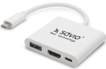 Adapter Savio USB Type-C - HDMI