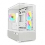 Sharkoon MK7 ARGB mATX Case 2xGlass White