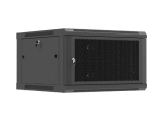 Lanberg Wall mounted installation cabinet 19" 6U 600X600 | WF01-6606-23B | Black