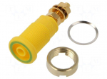 Laboratory connector: 4mm banana | socket | 1kVDC | 32A | gold-plated