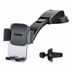 Car Mount Set for 4.7-6.7" Display Smartphones, Black