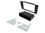 Radio mounting frame | Audi | 2 DIN | black