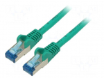 Patch cord | S/FTP | Cat 6a | RJ45 plug,both sides | stranded | Cu | 2m