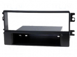 Radio mounting frame | Kia | 1 DIN | black