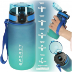 RoGer Sport Water Bottle 600ml Blue‑Green