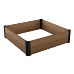 Uued tooted // Obrzeże ogrodowe Keter Maple, Tworzywo sztuczne, Kolor brązowy, Wymiary 106x106x32, Odporne na warunki atmosferyczne, 249299