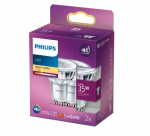 PHILIPS LED stikla 35W GU10 Silti balta 2700K 230V 36D 2 gab spuldze 8718699774295 929001217818