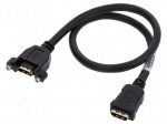 Cable | HDMI socket,both sides | HDMI 1.4,High Speed + Ethernet
