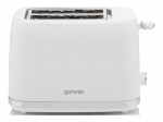 Gorenje Toaster | T850DPW | Number of slots 2 | Housing material Plastic | White