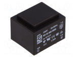 Transformer: encapsulated | 1.9VA | 230VAC | 12V | 158mA | Mounting: PCB