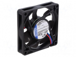 Fan: DC | axial | 70x70x15mm | 44m3/h | 38dBA | slide bearing | 5300rpm