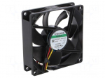 Fan: DC | axial | 24VDC | 92x92x25mm | 126.75m3/h | 45.5dBA | Vapo | 24AWG