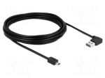 Cable | USB 2.0 | gold-plated | 5m | black | 22AWG,26AWG | 480Mbps