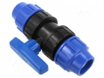 Splice terminal: clamping | &Oslash;out: 32mm | &Oslash;in: 32mm | for PE pipes