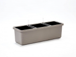 URBALIVE BERBERIS TRIO Donica samonawadniająca 117 x 39 cm, jasnoszary