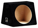 Car loudspeaker enclosure | MDF | black | textil | 50l | 380mm