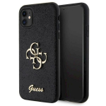 Guess GUHCN61HG4SGK Glitter Script Big 4G Hardcase for iPhone 11/XR 6.1" / black