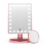 Rio MMSP-RG-EU/1,2 24 LED Touch Dimmable Makeup Mirror, Rose Gold