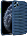 Fusion Breathe Case Silikona Aizsargapvalks Priek&scaron; Apple iPhone 7 | 8 | SE 2020 Zils