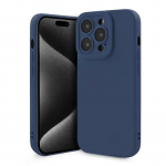 Fusion Softy izturīgs silikona aizsargapvalks Apple iPhone 15 Plus zils