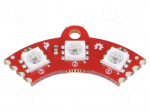 Module: LED controller | 5VDC | APA102C | 35.7x17.7x3.2mm | left