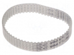 Timing belt | T2.5 | W: 8mm | H: 1.3mm | Lw: 150mm | Tooth height: 0.7mm