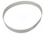 Timing belt | T5 | W: 25mm | H: 2.2mm | Lw: 650mm | Tooth height: 1.2mm