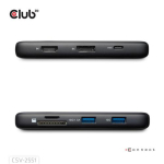 USB Type-C jaotur HUB USB Club 3D CLUB3D CSV-2551