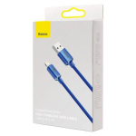 Baseus Lightning Crystal Shine kaabel kiire laadimise andmekaabel 2.4A 1.2m Blue (CAJY000003)