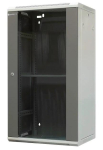 EMITERNET Separate hanging cabinet 19" 22U, sheet metal/glass doors, 600&times;450&times;1083mm width/depth/height EM/AP6422