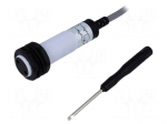 Sensor: photoelectric | Range: 0&divide;0.4m | 2-wire NO | DARK-ON | Mat: PBT