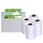 Dymo standardaadressi kleebised 89x28mm valged 12 rulli
