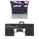 Replacement Battery for Apple A2669, Macbook Air 13" M2, Li-Polymer 4550mAh