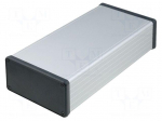 Enclosure: with panel | 1455 | X: 103mm | Y: 220mm | Z: 53mm | aluminium