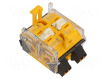 Contact block | 22mm | 04 | front fixing | push-in terminals | 250VAC