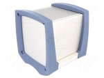 Enclosure: with panel | RAIL | X: 127mm | Y: 123mm | Z: 135mm | aluminium