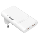 Akyga USB Ladeger&auml;t 65 W USB-C&reg; Wei&szlig; Headphones, Mobile phone, Headset, Netbook, Laptop, Smartphone, Power bank, Portable speaker, Portable printer, Portable gaming console, Smartwatch, Tablet, Telephone, Universal White AC Fast charging Indoor