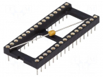 Socket: DIP | PIN: 32 | Pitch: 2.54mm | precision | THT | gold-plated