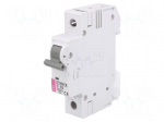 Circuit breaker | 230VAC | Inom: 10A | Poles: 1 | DIN | Charact: C | 6kA