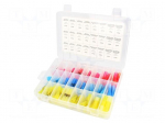 Kit: connectors | crimped | in heat-shrinkable insulation | 126pcs.
