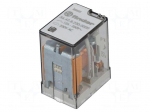 Relay: electromagnetic | DPDT | Ucoil: 230VAC | 12A/250VAC | 12A/30VDC