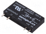 Relay: solid state | Ucntrl: 3&divide;12VDC | 2A | 24&divide;280VAC | THT | SIP