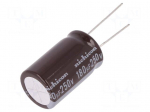 Capacitor: electrolytic | THT | 180uF | 250VDC | &Oslash;18x31.5mm | &plusmn;20%