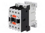 Contactor: 3-pole | NO x3 | Auxiliary contacts: NO | 24VAC | 12A | DIN